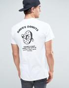 Ok-yo Doughnut Back Print T-shirt - White