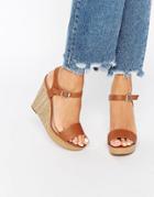 New Look Strappy Wedge Sandal - Tan