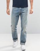 Edwin Ed-49 Red Listed Selvage Relaxed Fit Jeans - Blue