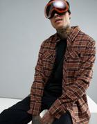 Volcom Simons Insulated Flannel Shirt - Brown