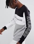 Criminal Damage Prep Sweater - Black