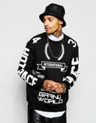 Love Moschino Logos Sweatshirt - Black
