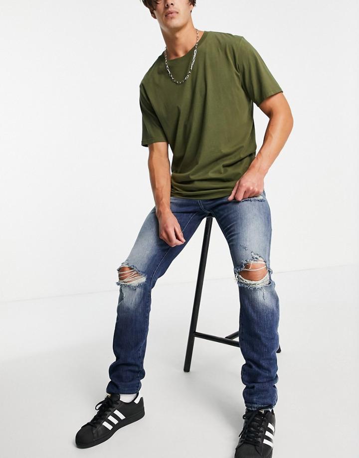 True Religion New Skinny Fit Jeans-blues