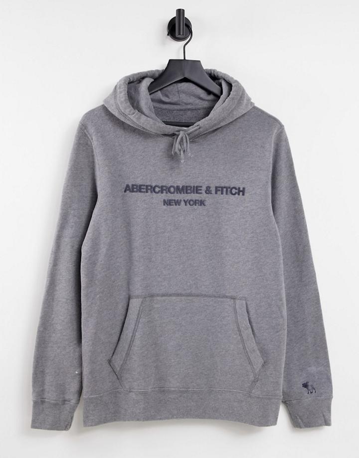 Abercombie & Fitch Hoodie In Gray