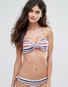 Oasis Stripe Bikini Top - Multi