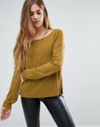 Noisy May Chen Boatneck Sweater - Green