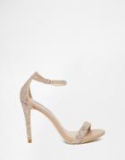 Steve Madden Stecy Embellished Barely There Heeled Sandals - Natural