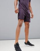 New Look Sport Running Shorts In Burgundy-red