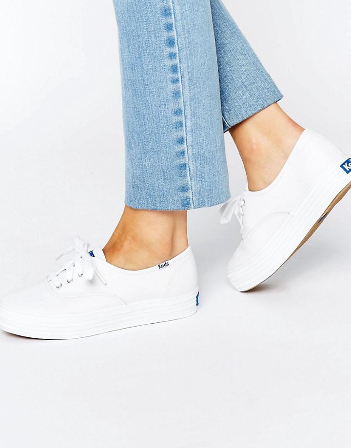 Keds Classic Leather Sneakers - White