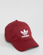 Adidas Originals Trefoil Cap In Red Cd8804 - Red