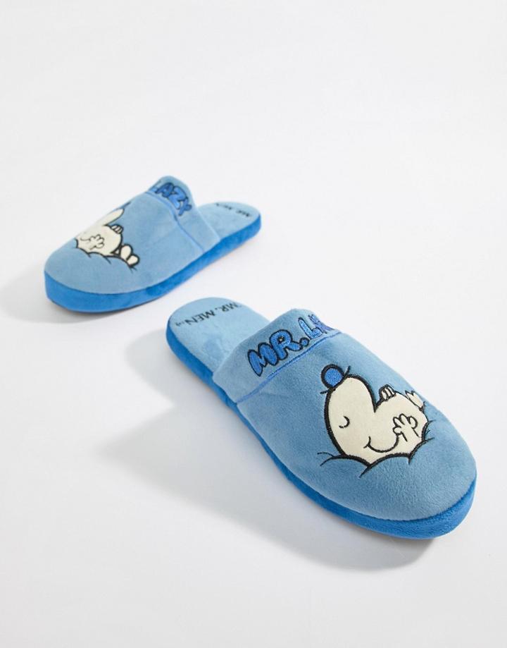 Fizz Mr Lazy Slippers - Blue