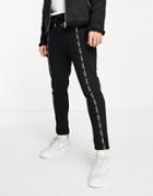 Topman Signature Print Sweatpants In Black