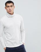Esprit Long Sleeve T-shirt With High Neck - Gray