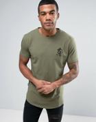 Gym King Logo T-shirt In Muscle Fit - Green