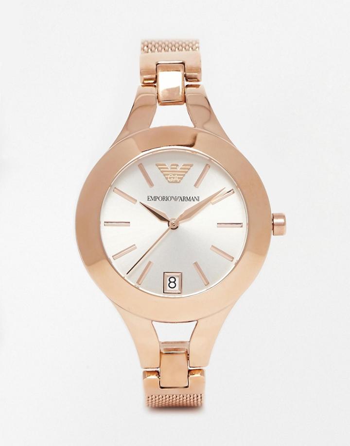 Emporio Armani Rose Gold Chiara Watch - Rose Gold