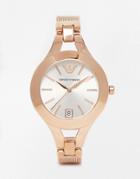 Emporio Armani Rose Gold Chiara Watch - Rose Gold