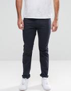 Armani Jeans J06 Slim Fit Jeans In Gaberdine - Navy