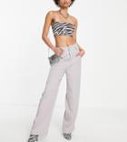 4th & Reckless Tailored Pants In Lilac-purple