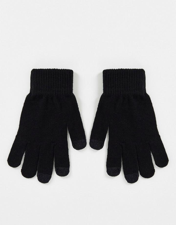 Svnx Touch Screen Gloves In Black