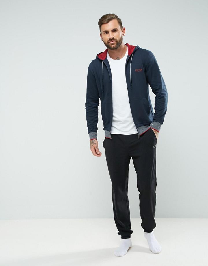 Boss By Hugo Boss Joggers With Cuffed Ankle In Regular Fit - Black
