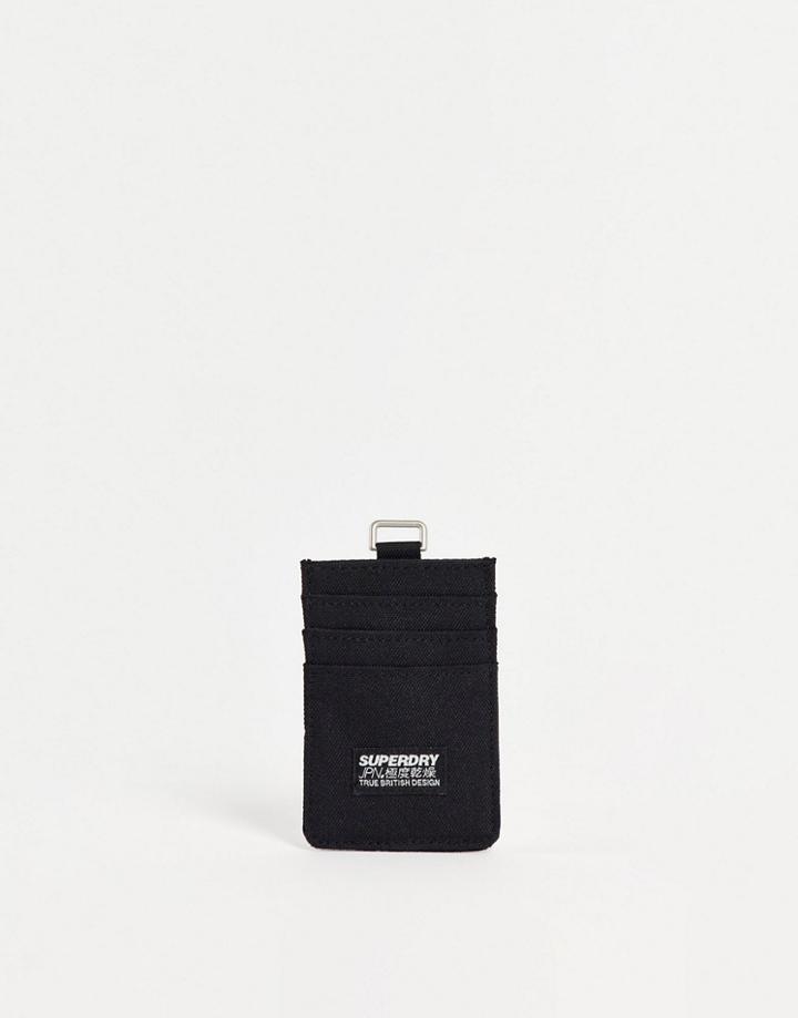 Superdry Fabric Card Wallet-black
