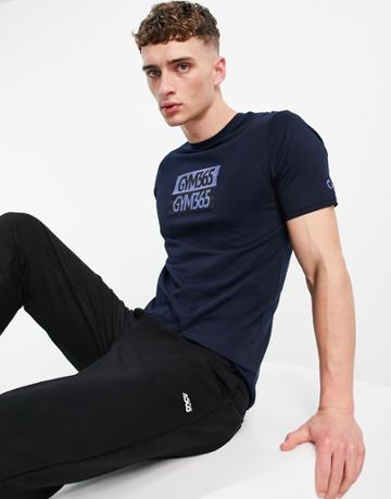 Gym 365 Logo T-shirt In Navy