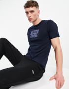 Gym 365 Logo T-shirt In Navy