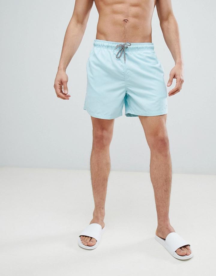 New Look Swim Shorts In Mint Green - Green