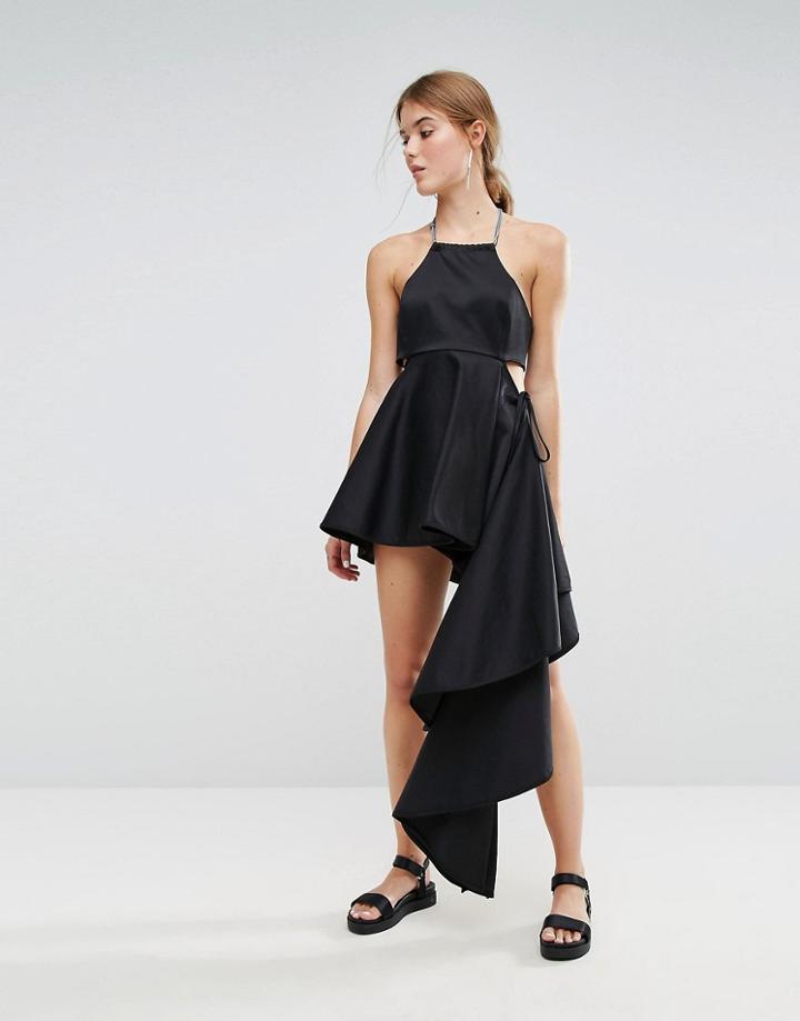 Weekday Press Collection Asymmetric Dress - Black