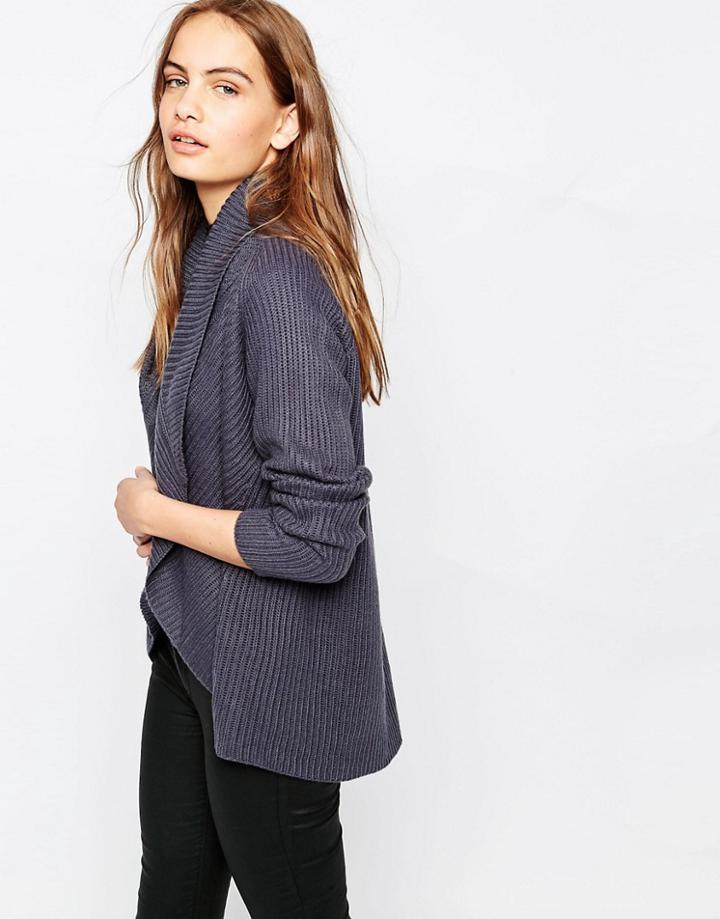 Vero Moda Keiko Chunky Knit Cardigan - Moonbeam