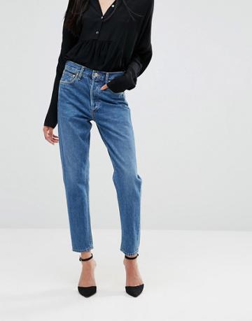 A-gold-e Jamie Mom Jeans - Blue