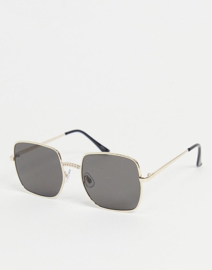 Madein. Oversized Square Sunglasses-gold