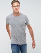 Abercrombie & Fitch Slim Fit T-shirt Crew Neck Logo In Gray - Gray