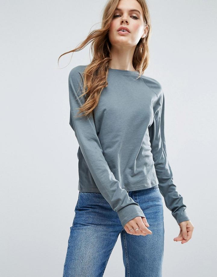 Asos T-shirt In Boxy Fit - Green