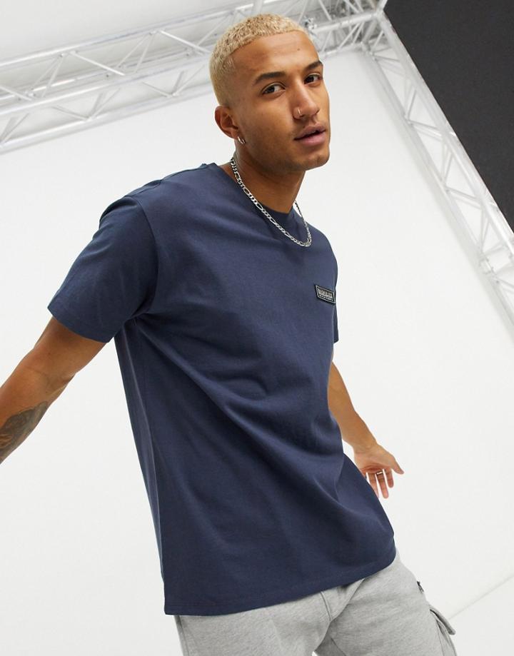 Napapijri Patch Logo T-shirt In Navy