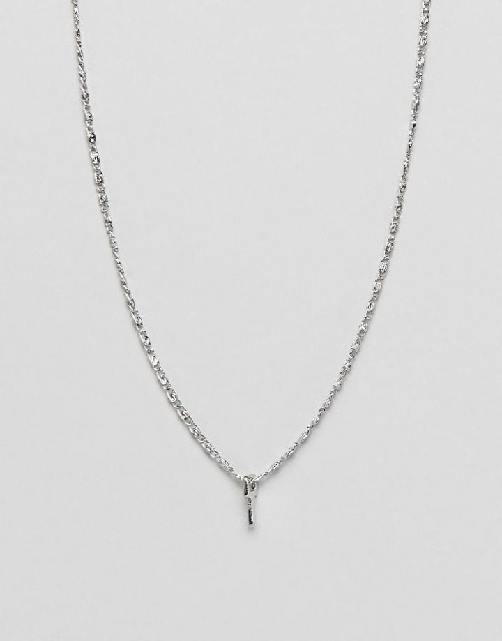 Designb Small Pendant Necklace In Silver - Silver