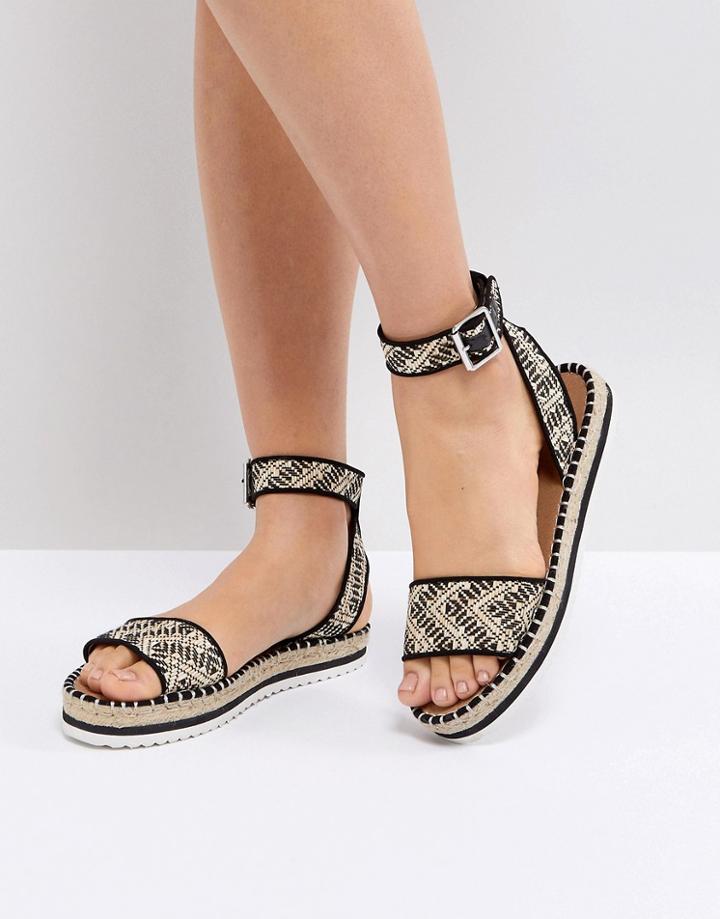 Asos Junction Sandal Espadrilles - Multi