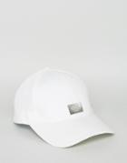 Cheap Monday Baseball Cap With Metal Logo Detail - White