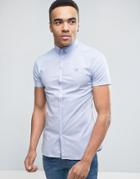 11 Degrees Skinny Fit Shirt In Blue - Blue