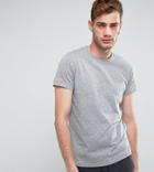 Farah Gloor Marl Slim Fit T-shirt In Gray - Gray