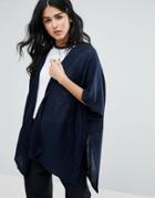 Vero Moda Knitted Cape - Navy