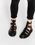 Dr Martens Shore Reinvented Gladiator Geraldo Ankle Strap Sandals - Black
