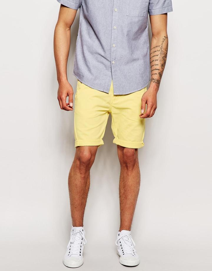 Bellfield Chino Shorts - Stone