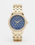Armani Exchange Gold Lady Hampton Watch Ax5247 - Gold