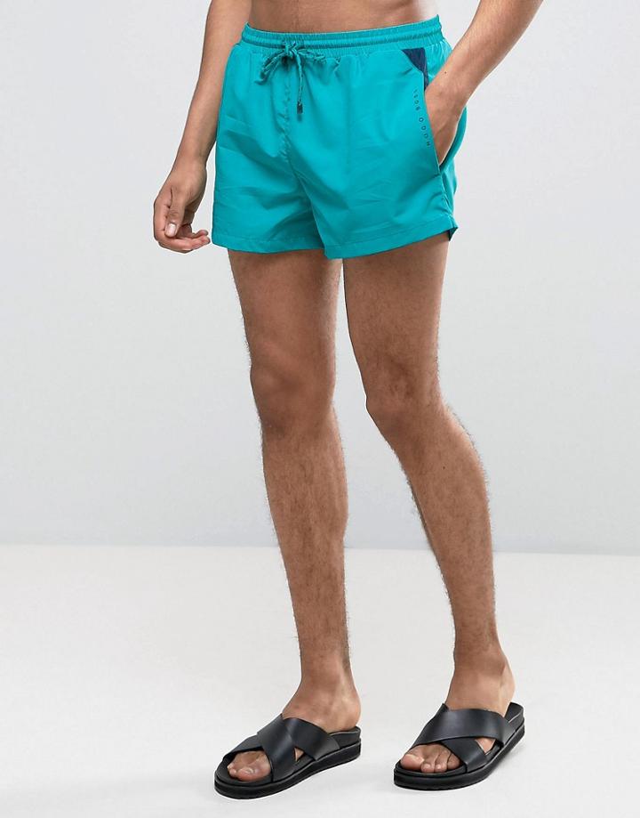 Boss By Hugo Boss Mooneye Swim Shorts In Green - Green