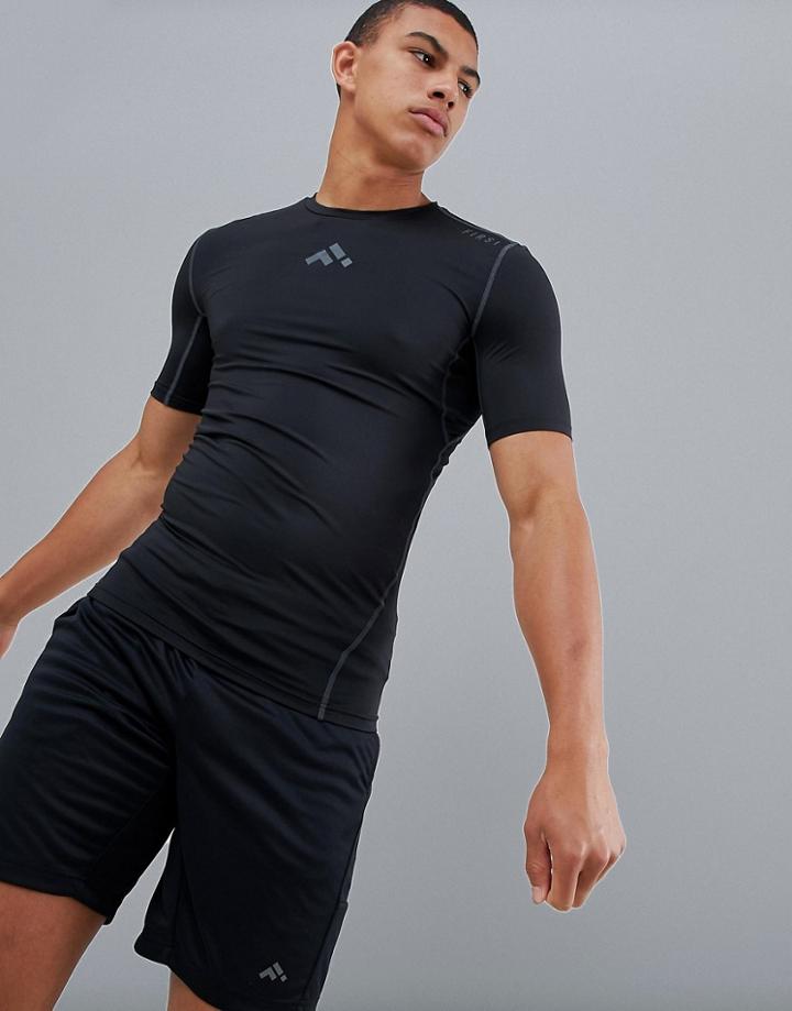 First Baselayer Short Sleeve T-shirt - Black