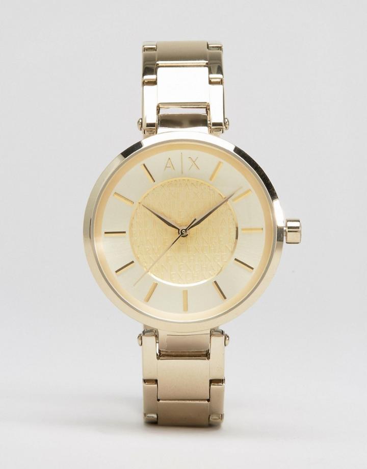 Armani Exchange Gold Olivia Watch Ax5316 - Gold