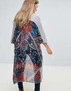 Blend She Sabin Maxi Cardigan - Gray