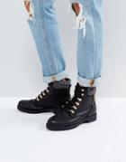 New Look Black Hiker Boot - Black