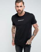Asos Relaxed T-shirt With Roman Numeral Print - Black